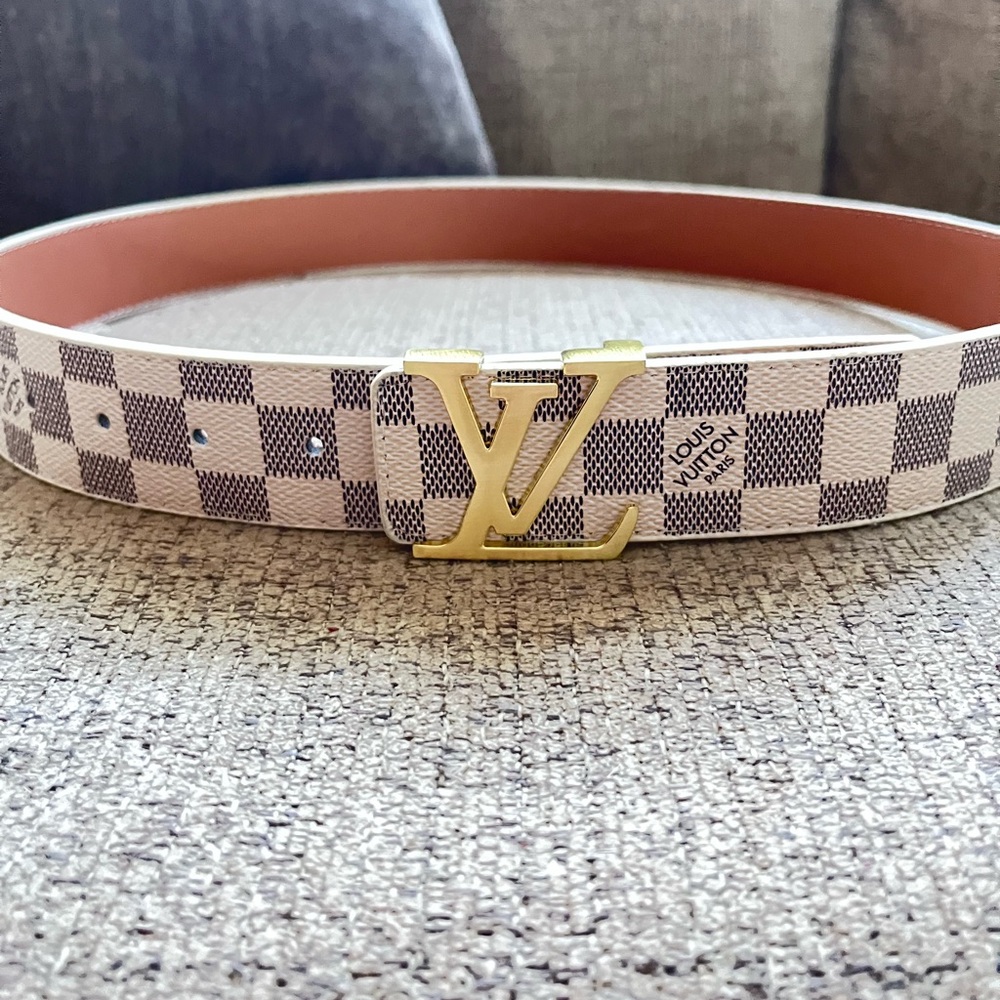 Fashion LV Checkered Belt